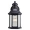 Vaxcel Auburn Aluminum 6.25-in. W 1 Light Black Motion Sensor Dusk/Dawn Outdoor Wall Lantern Clear Glass T0731 - alternate 9